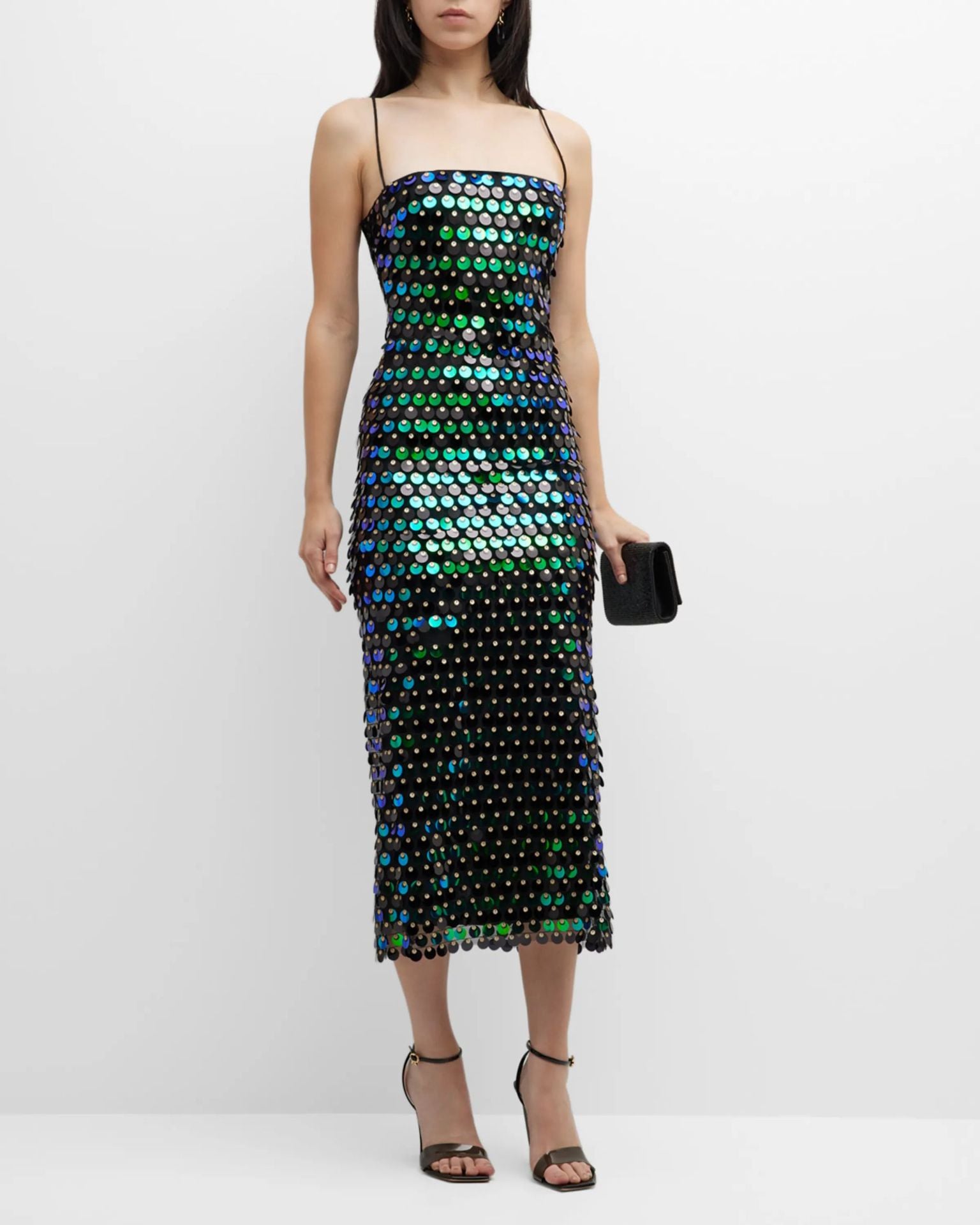Fashion Lady Sequin Irregular Dress Aclosy