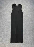 Elegant Black Cutout Maxi Dress