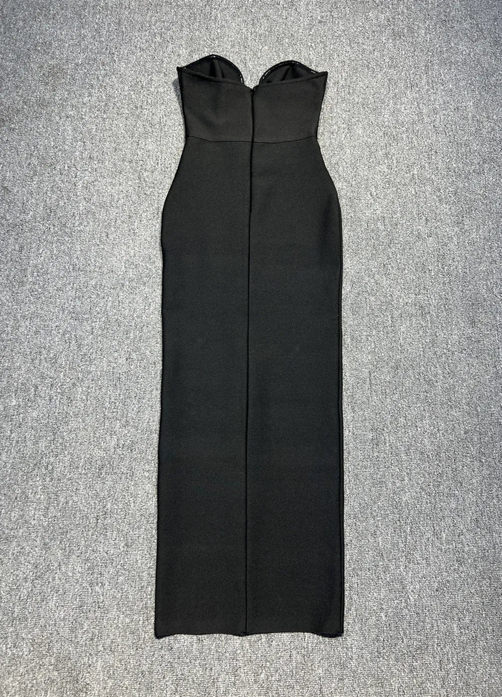 Elegant Black Cutout Maxi Dress