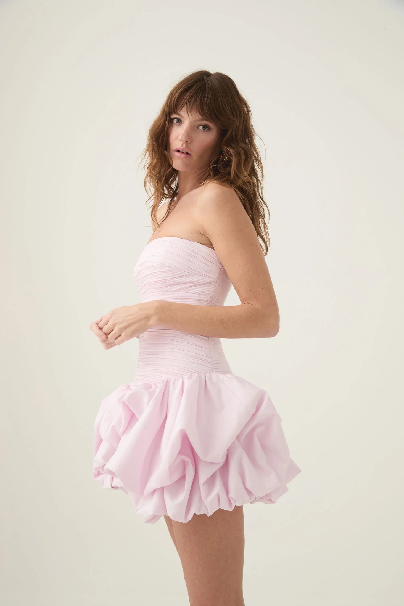 PERKA MESH BACKLESS MINI DRESS