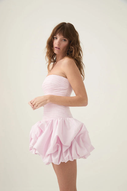 PERKA MESH BACKLESS MINI DRESS