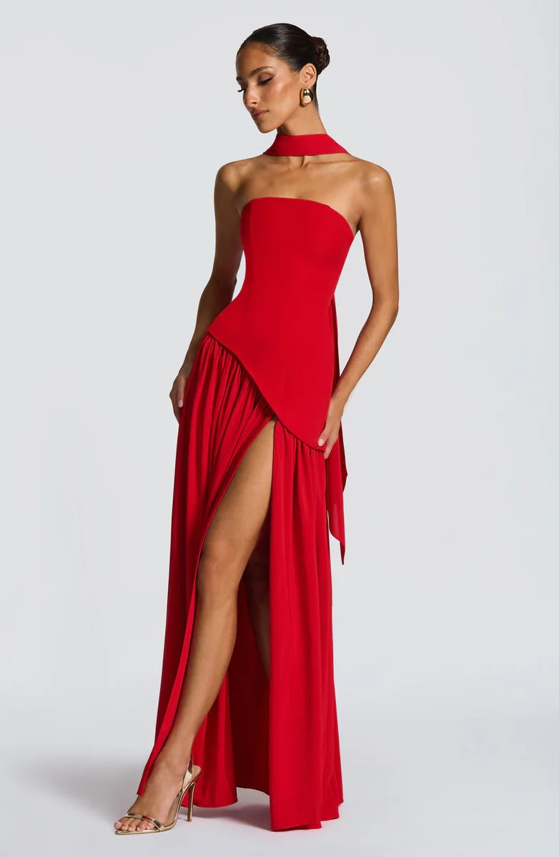 Malana Off shoulder Maxi Dress
