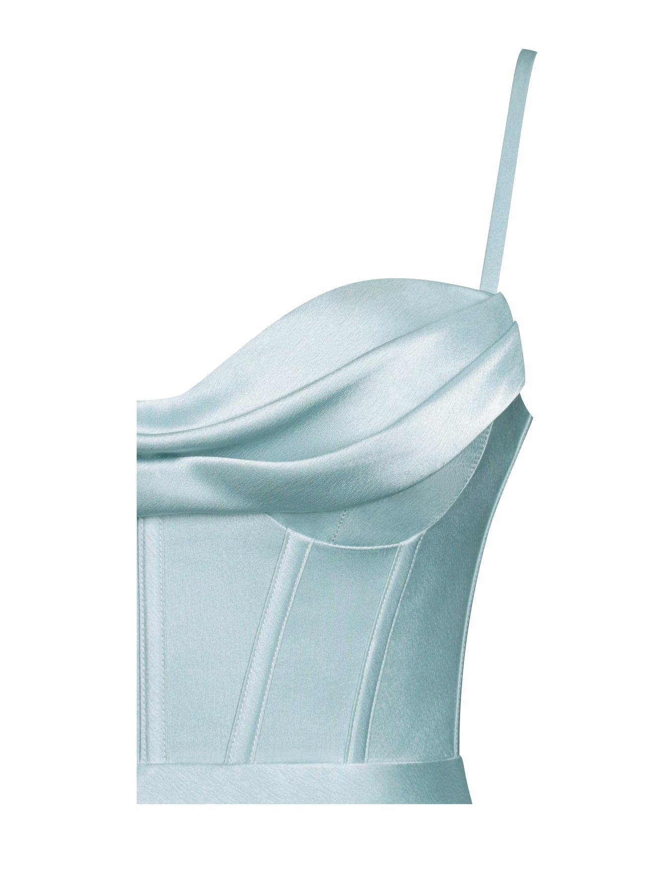 Backless V Spaghetti Straps Slimming Fishbone Sleeveless Long Slit Bandage One-piece Dress Aclosy