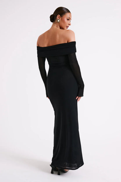 Chic Strapless Backless Socialite Maxi Dress