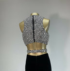 best women elegant crystal style event dress 