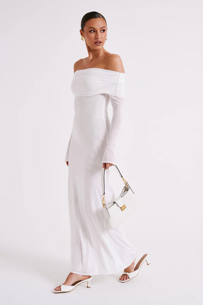 Chic Strapless Backless Socialite Maxi Dress