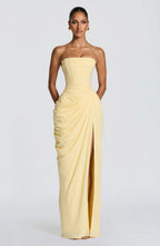 ATHENA MAXI DRESS-BLACK aclosy