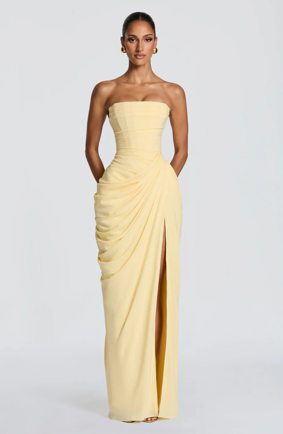 ATHENA MAXI DRESS-BLACK aclosy