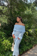 ALLURE BOUCLE MAXI DRESS