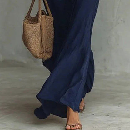 Women Long Sleeve Ruched Elegant Maxi Dress Button Down Shirt Long Dress With Belts Aclosy