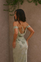 Gia Backless Maxi Strapless Dress