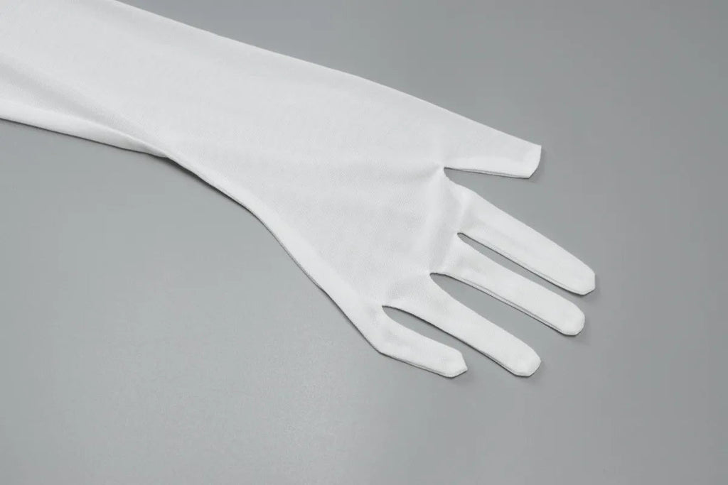 CHIC ELEGANT MAXI DRESS-WHITE Aclosy