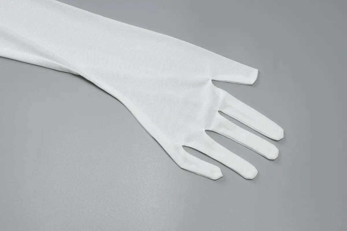 CHIC ELEGANT MAXI DRESS-WHITE Aclosy