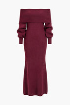 Athena Elegant Burgundy Dress-Set