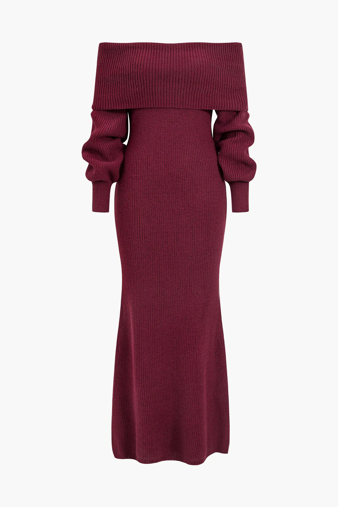 Athena Elegant Burgundy Dress-Set