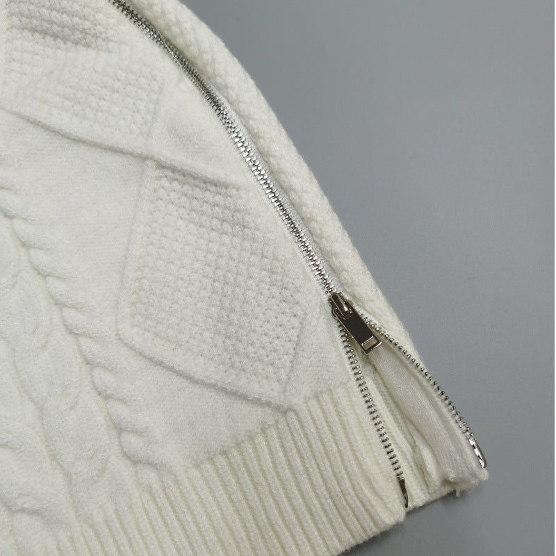 New Slim Stretch Top And Skirt Two-piece Set aclosy