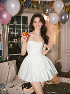 Elegant High-End Pettiskirt Flair Pumpkin Puff Dress