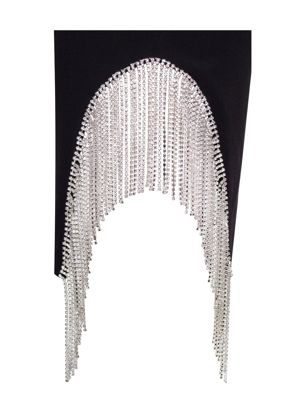 Halter Fashion Slim Fit Tassel Diamond Sheath Dress Aclosy