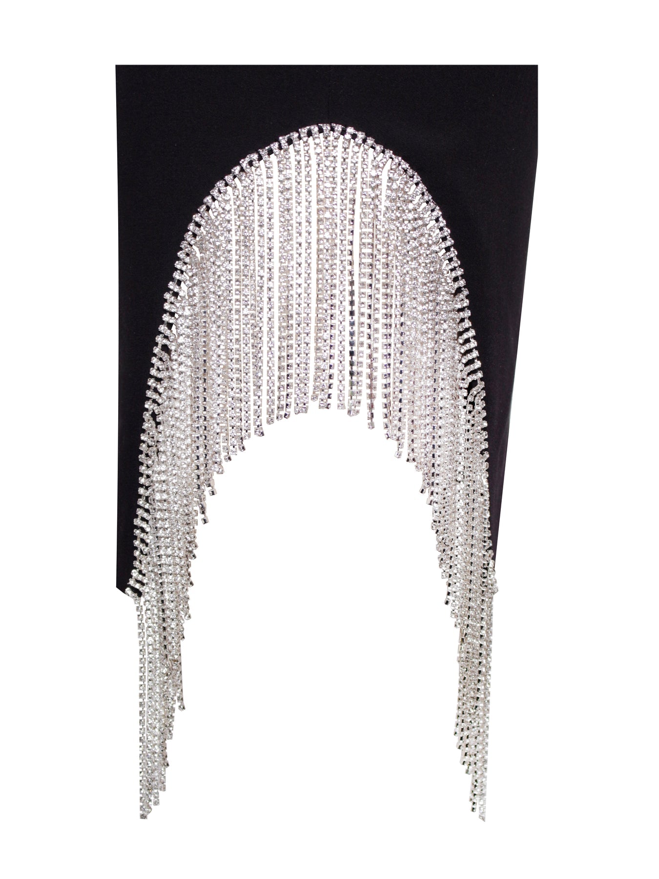 Halter Fashion Slim Fit Tassel Diamond Sheath Dress Aclosy