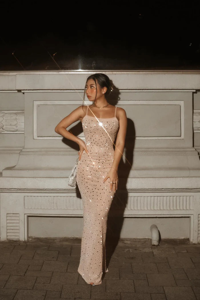 Dallana Sequin Maxi Dress