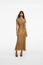 Chic Party Off-Shoulder Beaded Sleeveless Dress