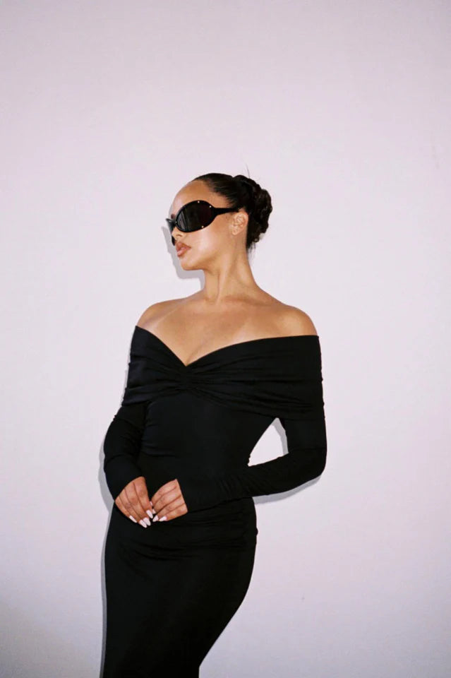 Allure Strapless Elegant Maxi Dress