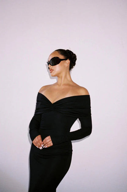 Allure Strapless Elegant Maxi Dress