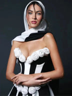 ALENA WHITE ROSE MINI SKIRT