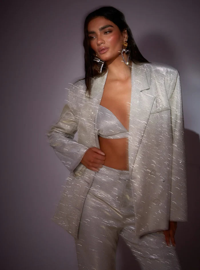 Alyia Sparkling Elegant Party Set Dress