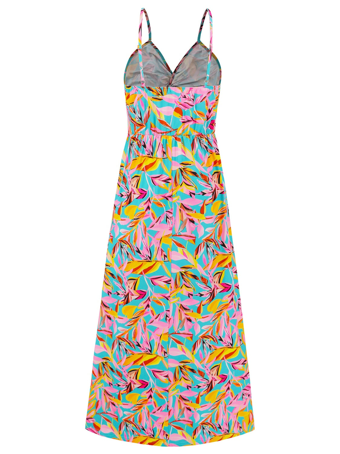 Twisted Printed V-Neck Cami Dress Trendsi