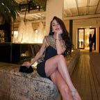 Women's Fashion Short Bandage One-piece Dress Aclosy