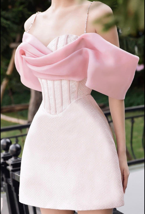 Women's Fashionable French Temperament Suspender Dress Aclosy