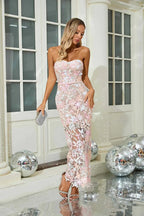 CHIC ELEGANT BACKLESS MAXI DRESS