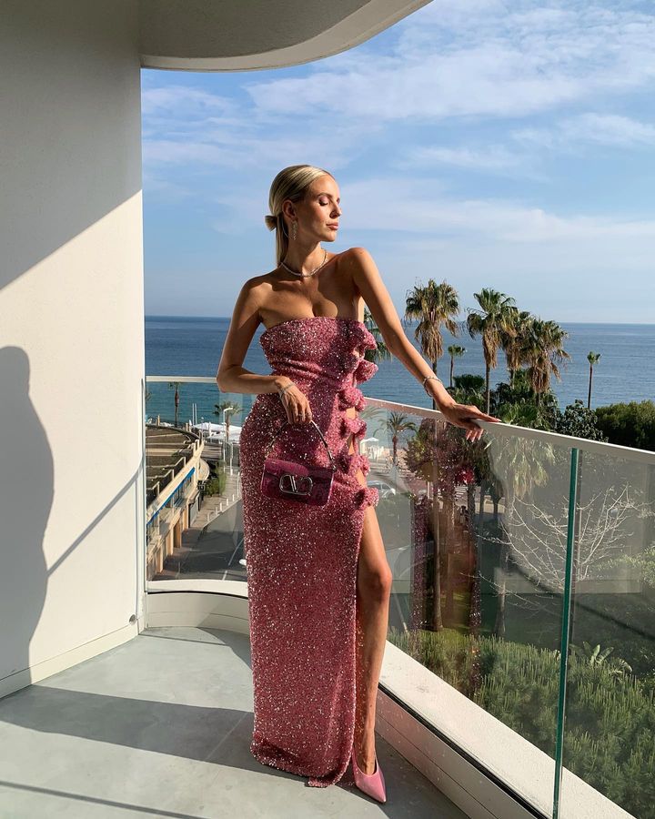slimming sequin dress Sequined One-Shoulder Mermaid Evening Dress Formal Wear, Evening Sequin Details, High Waist Split Slimming Fit, Adult Women Party Hostess Gown