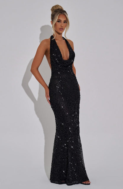 CHIC MELU SPARKLE MAXI DRESS