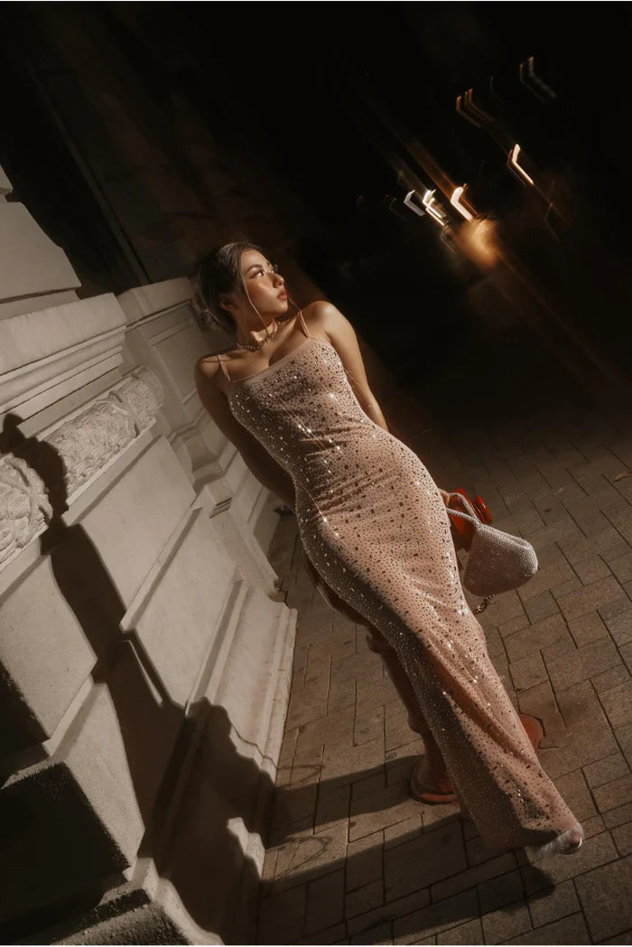 Dallana Sequin Maxi Dress