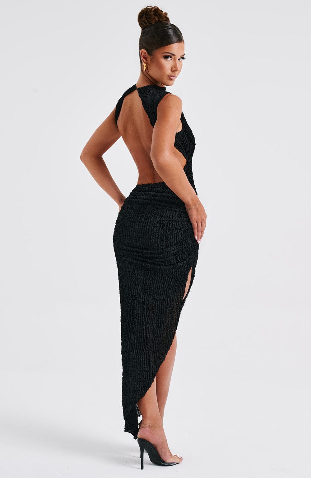 ALESA MIDI BACKLESS DRESS