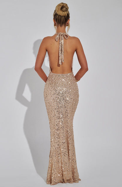 CHIC MELU SPARKLE MAXI DRESS