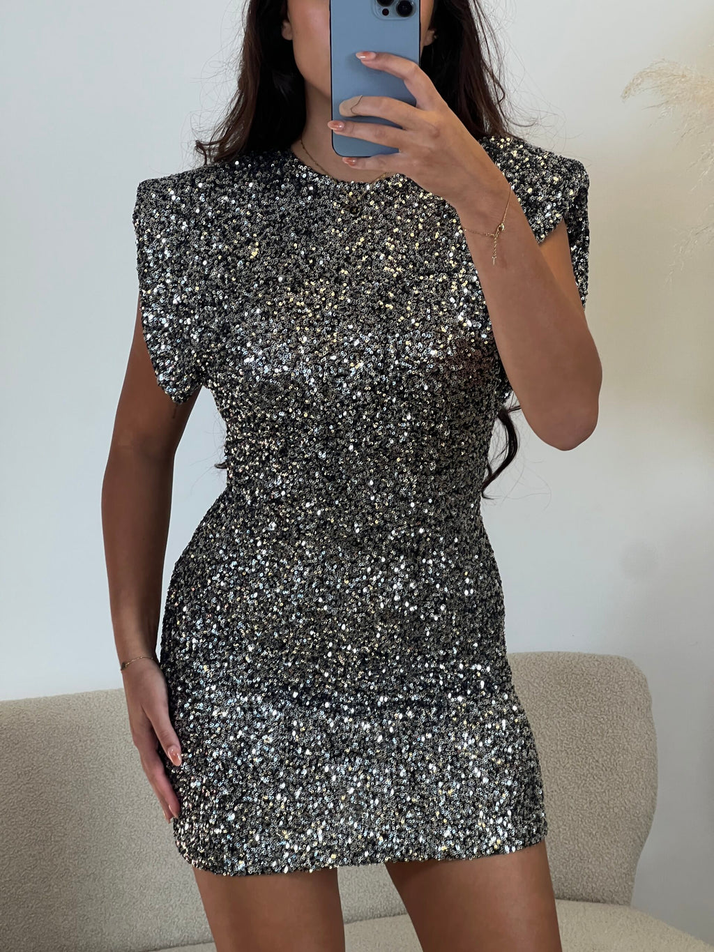 HELENA SPARKLING MINI DRESS