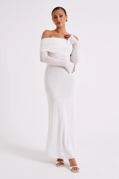 Chic Strapless Backless Socialite Maxi Dress