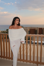 ALLURE BOUCLE MAXI DRESS