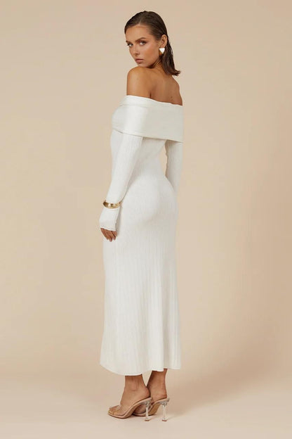 Perpiya Elegant Strapless Maxi Dress