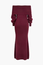 Athena Elegant Burgundy Dress-Set
