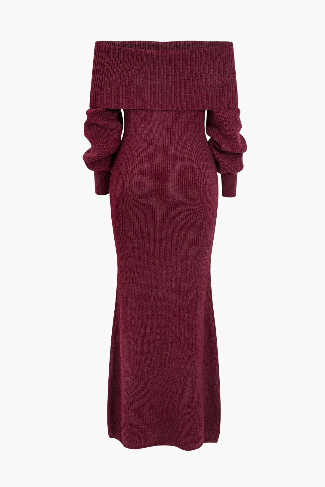 Athena Elegant Burgundy Dress-Set