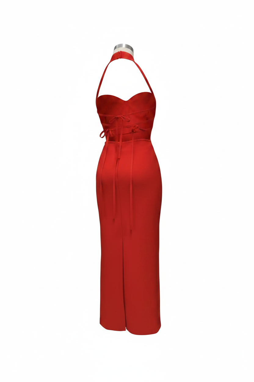 Allesha Backless Strappy Bandage Dress – Aclosy