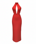 Allesha Backless Strappy Bandage Dress