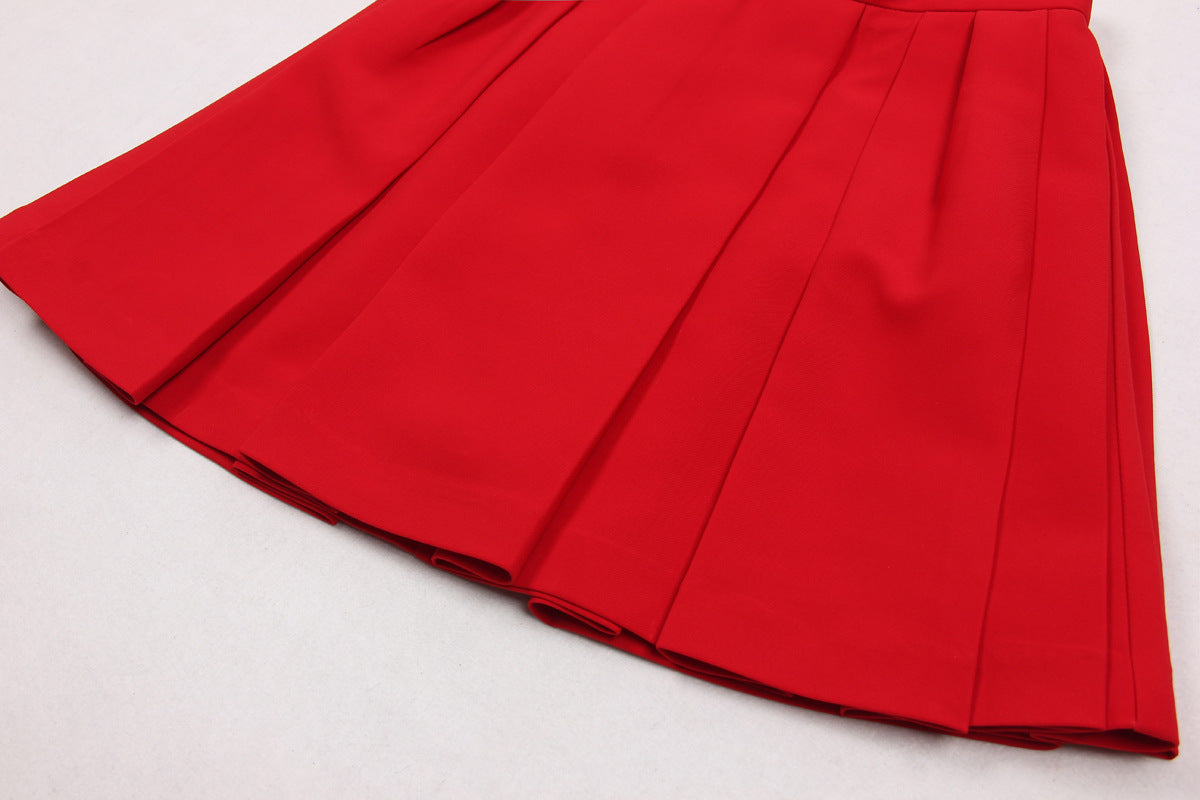 Elegant And Sexy Sleeveless Short Vest Corset Skirt #aclosyESL