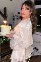 LARA RUFFLE MINI DRESS