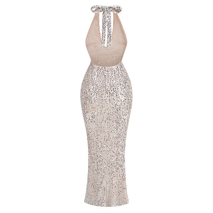 CHIC SPARKLE MAXI DRESS