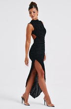 ALESA MIDI BACKLESS DRESS